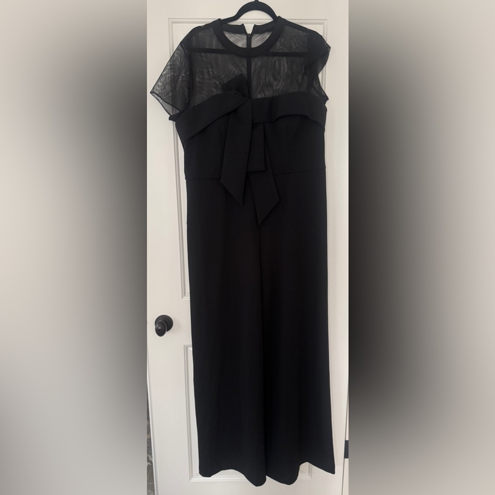 JS Collection jumpsuit Stretch Crepe black size 18